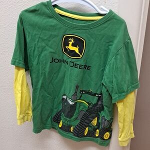 John Deere Green Tee with Yellow Accents